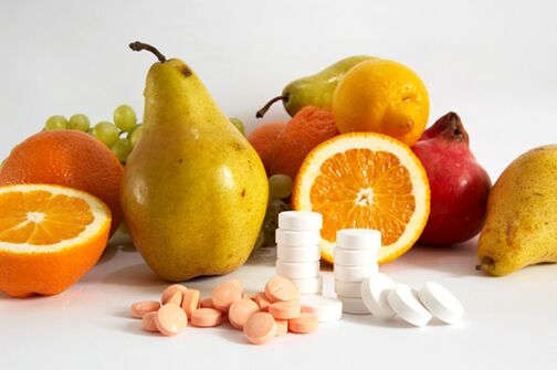 Veselīgi augļi un vitamīnu kompleksi vīriešu potencei